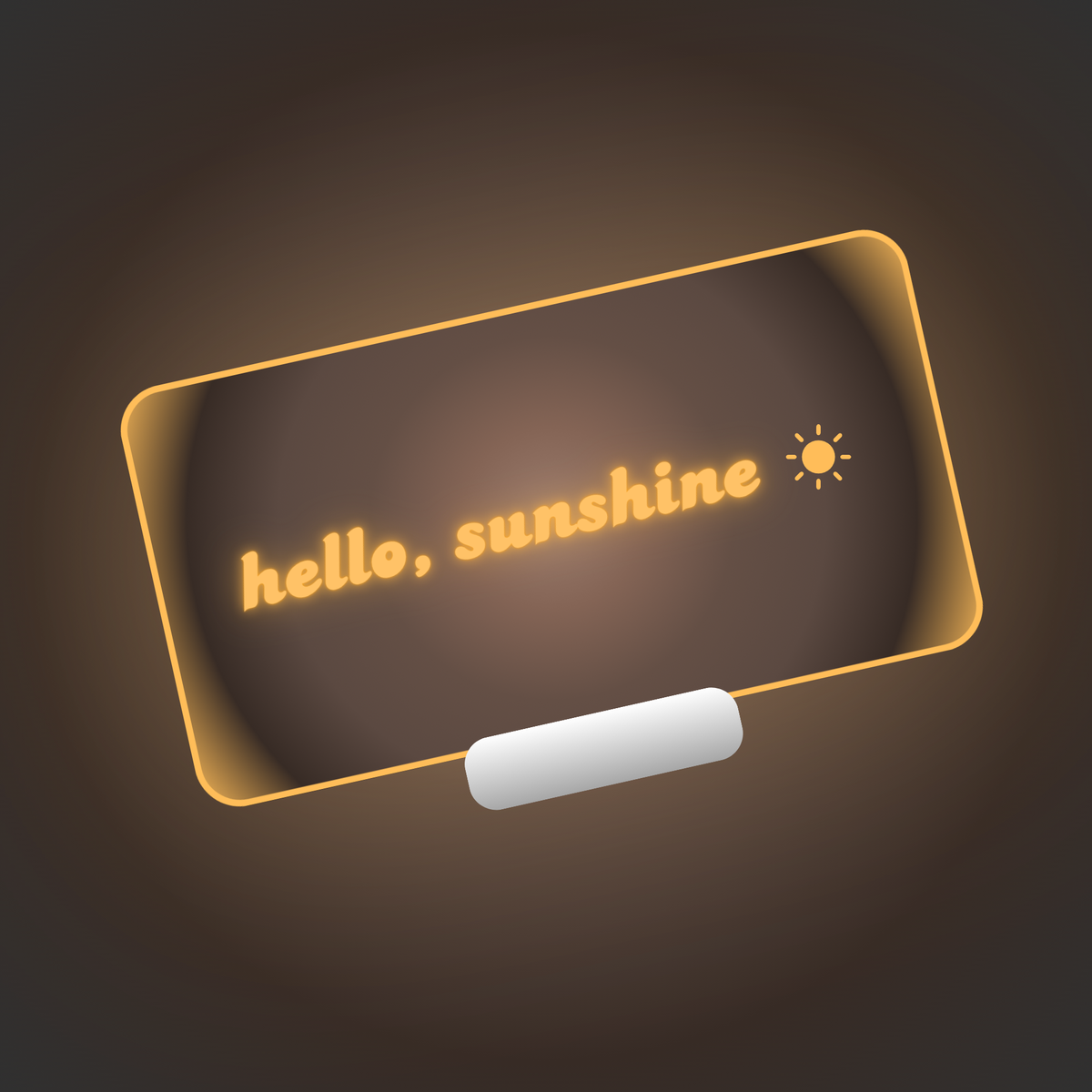 The GlowNote Message Light